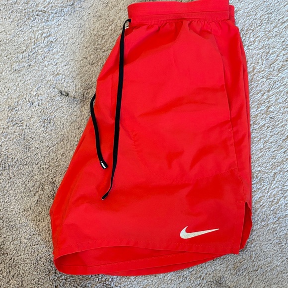 Nike Men's Dri-Fit Red Running Shorts - Picture 1 of 6